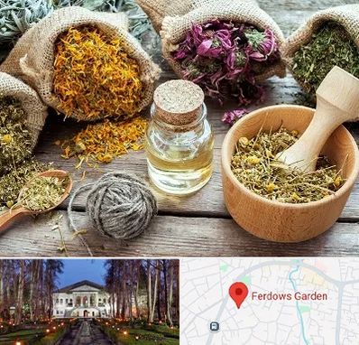 داروخانه طب سنتی در باغ فردوس