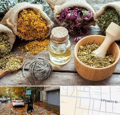 داروخانه طب سنتی در خیابان فلسطین