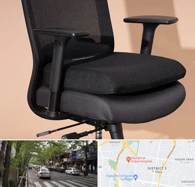 تعویض روکش صندلی اداری در ظفر 