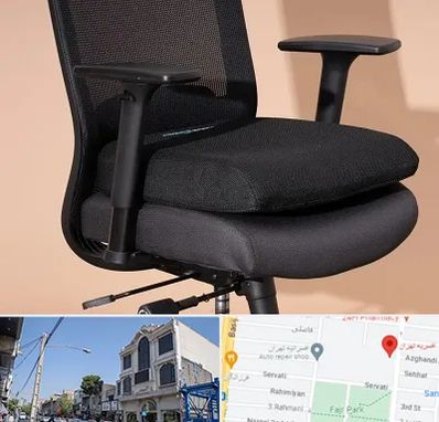 تعویض روکش صندلی اداری در افسریه 