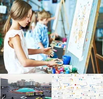 آموزشگاه نقاشی در میدان انقلاب