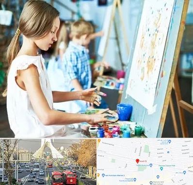 آموزشگاه نقاشی در خیابان آزادی