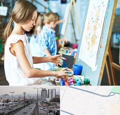 آموزشگاه نقاشی در بلوار ارتش