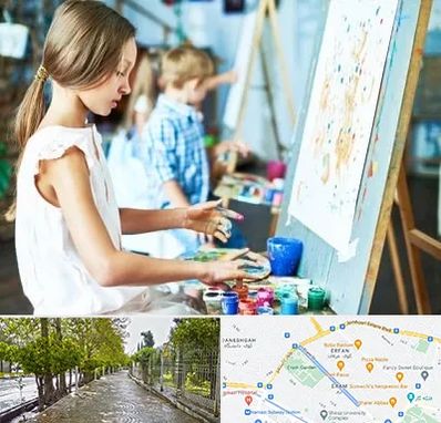 آموزشگاه نقاشی در خیابان ارم شیراز