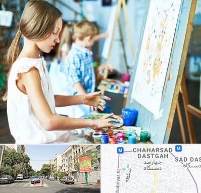 آموزشگاه نقاشی در چهارصد دستگاه