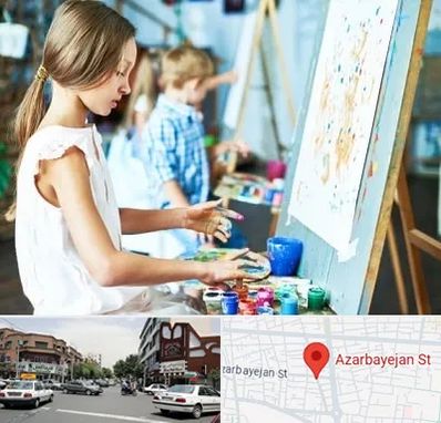 آموزشگاه نقاشی در خیابان آذربایجان