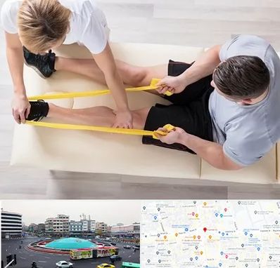 متخصص توانبخش در میدان انقلاب