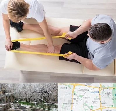 متخصص توانبخش در باغ فیض