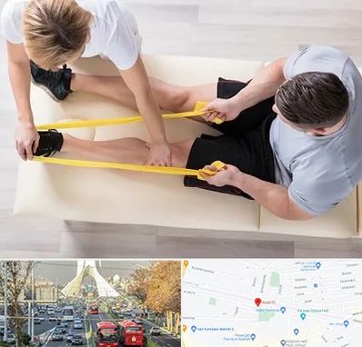 متخصص توانبخش در خیابان آزادی