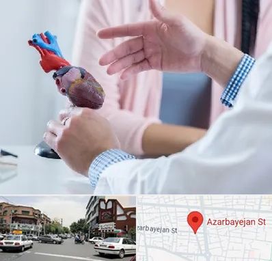 بیمارستان قلب در خیابان آذربایجان