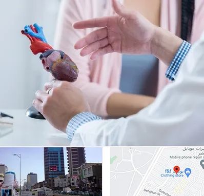 بیمارستان قلب در چهارراه طالقانی کرج