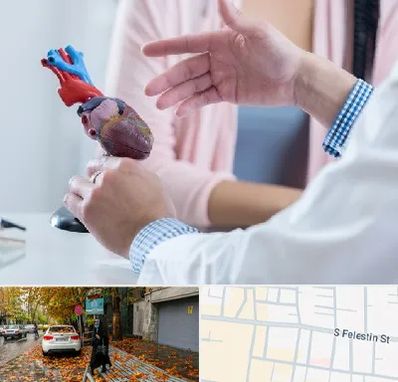 بیمارستان قلب در خیابان فلسطین