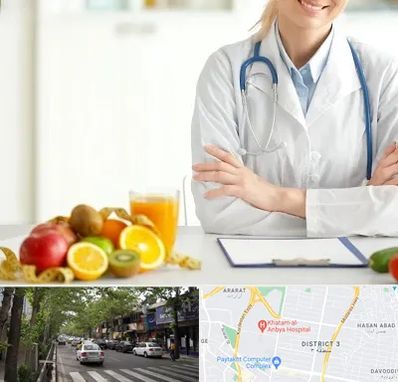 متخصص رژیم لاغری در ظفر 