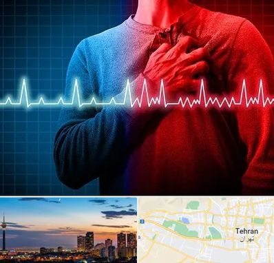 نوار قلب در غرب تهران 