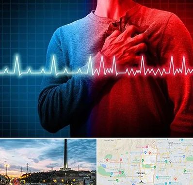 نوار قلب در منطقه 2 تهران 