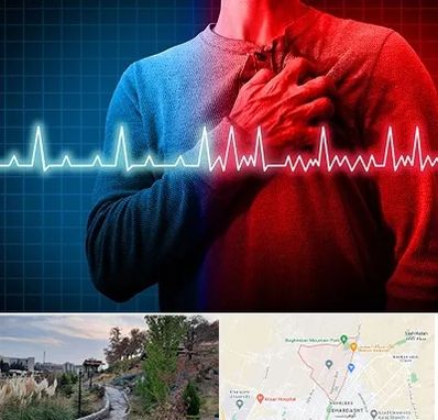 نوار قلب در باغستان کرج