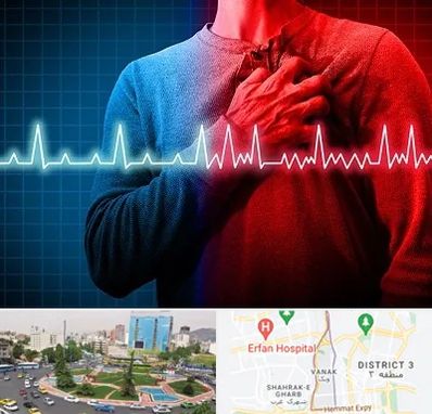 نوار قلب در ونک 