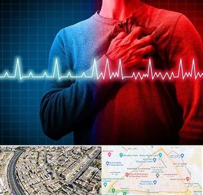 نوار قلب در شهرک غرب مشهد