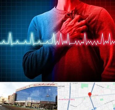 نوار قلب در نصف راه تبریز