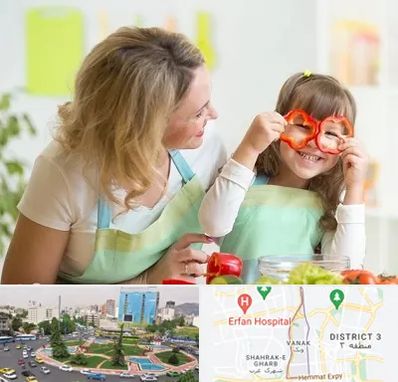 متخصص تغذیه کودکان در ونک 