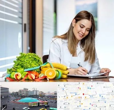 مشاور تغذیه در میدان انقلاب 