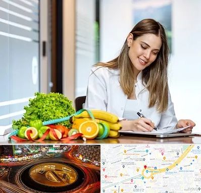 مشاور تغذیه در میدان ولیعصر 