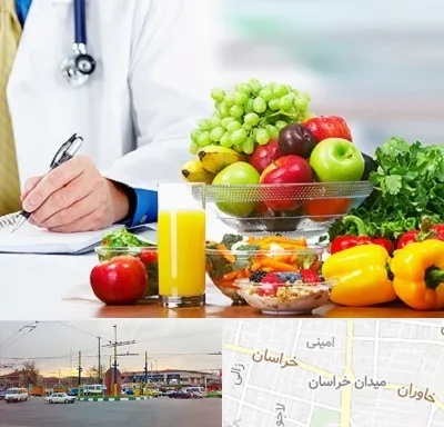 مشاور تغذیه و رژیم در میدان خراسان