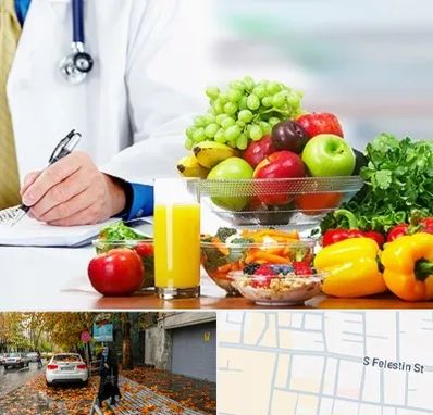 مشاور تغذیه و رژیم در خیابان فلسطین