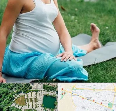 کلاس یوگا بارداری در وکیل آباد مشهد