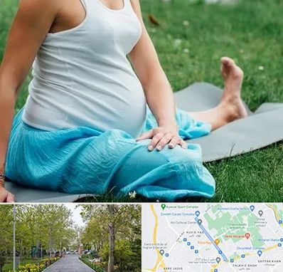 کلاس یوگا بارداری در قدوسی غربی شیراز