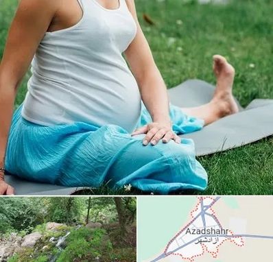 کلاس یوگا بارداری در آزادشهر