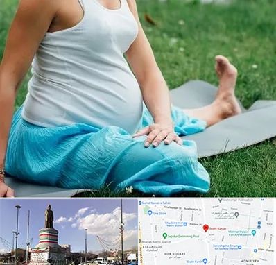 کلاس یوگا بارداری در کارگر جنوبی