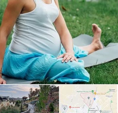 کلاس یوگا بارداری در باغستان کرج