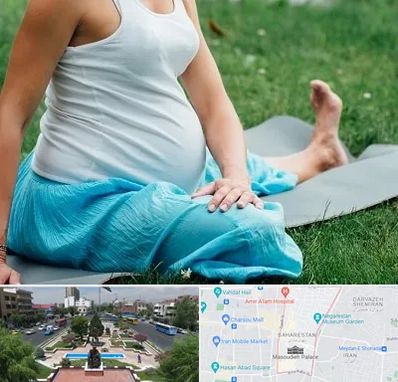 کلاس یوگا بارداری در بهارستان