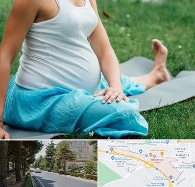 کلاس یوگا بارداری در مهرویلا کرج