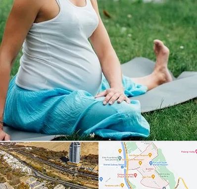 کلاس یوگا بارداری در خیابان نیایش شیراز