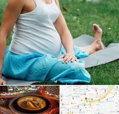کلاس یوگا بارداری در میدان ولیعصر