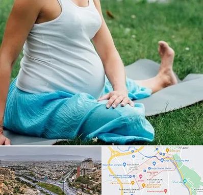 کلاس یوگا بارداری در معالی آباد شیراز
