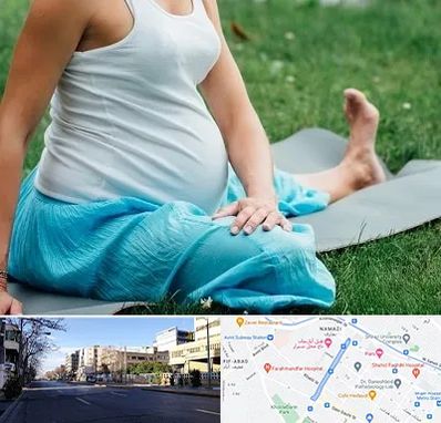 کلاس یوگا بارداری در خیابان ملاصدرا شیراز