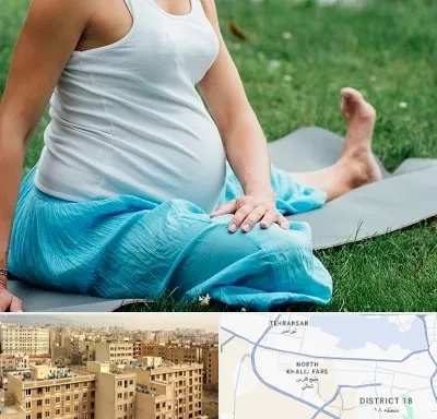 کلاس یوگا بارداری در جنوب غرب تهران