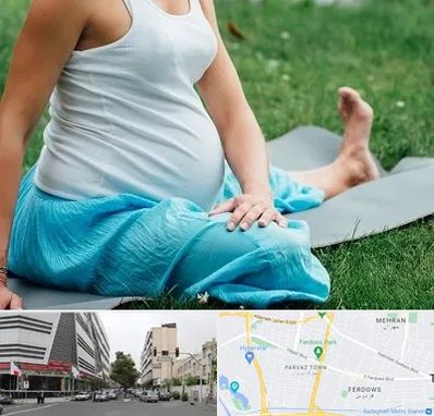کلاس یوگا بارداری در بلوار فردوس