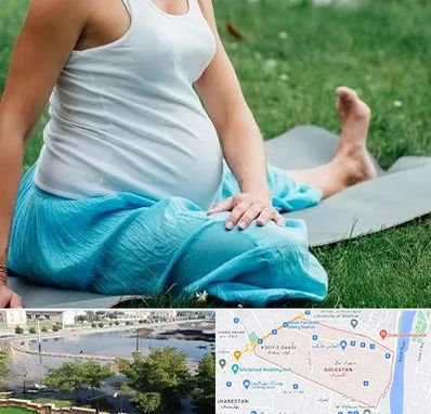 کلاس یوگا بارداری در گلستان اهواز