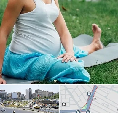 کلاس یوگا بارداری در هفت تیر
