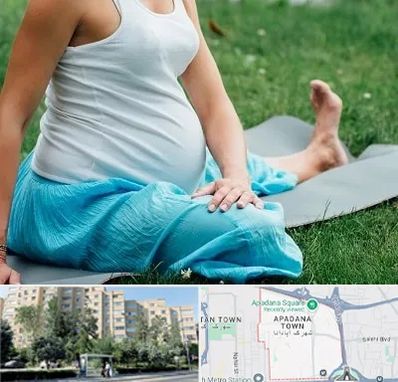 کلاس یوگا بارداری در آپادانا