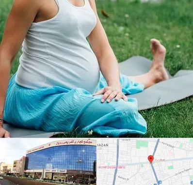کلاس یوگا بارداری در نصف راه تبریز