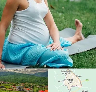 کلاس یوگا بارداری در آمل