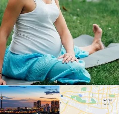 کلاس یوگا بارداری در غرب تهران