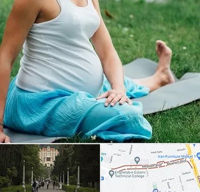 کلاس یوگا بارداری در بلوار معلم رشت