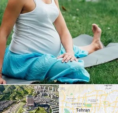 کلاس یوگا بارداری در شمال تهران