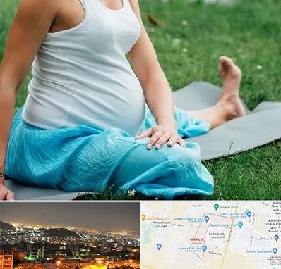 کلاس یوگا بارداری در مارلیک کرج